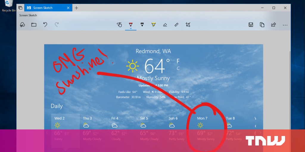 Windows 10 now has a powerful screenshot tool
