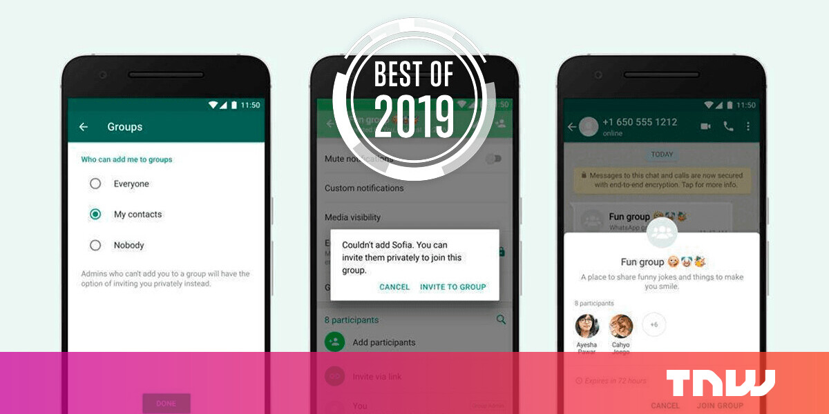 Best Of 2019 Whatsapp Finally Lets You Prevent People From Adding