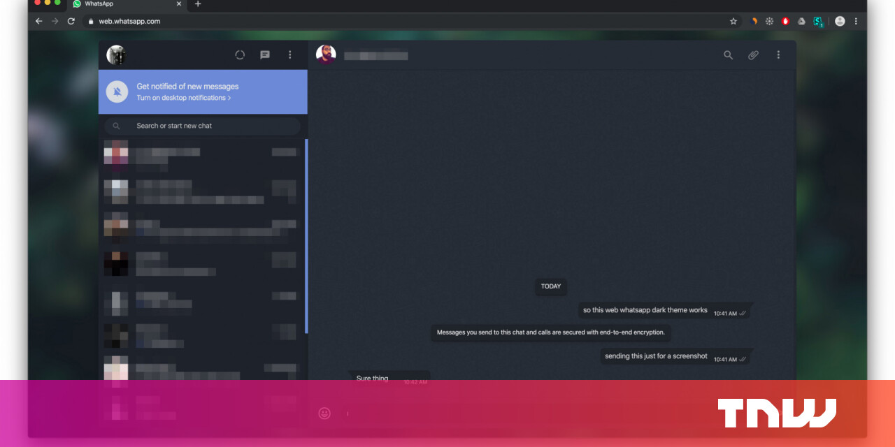 How To Enable Dark Mode On Whatsapp Web