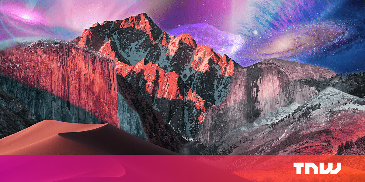 This Genius Combined Every Macos 10 Wallpaper Into A Psychedelic Masterpiece