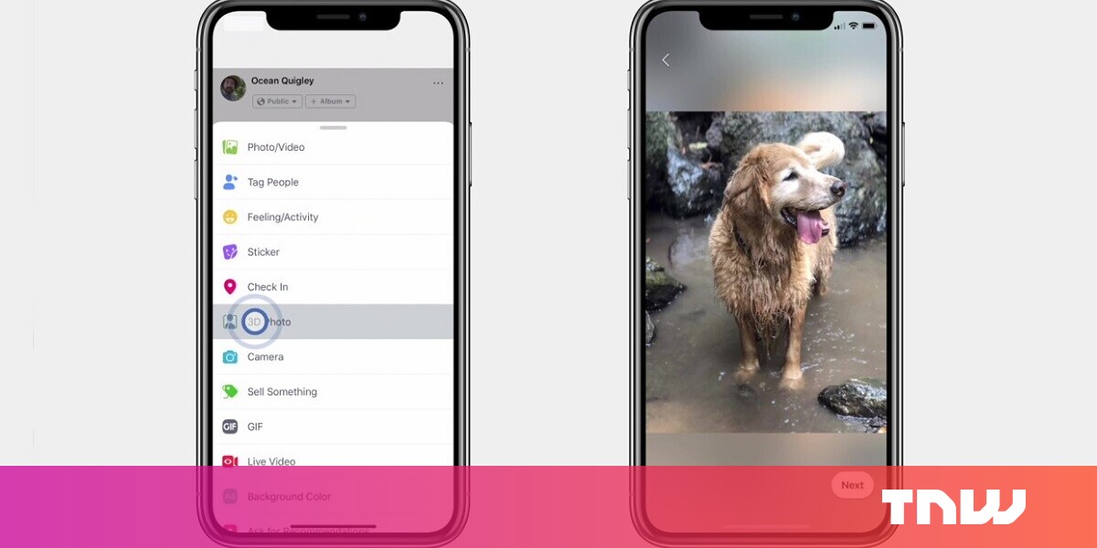 You can now post Facebook's trippy 3D photos without Portrait mode