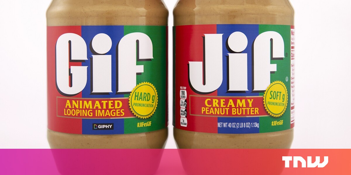 photo of This Giphy/Jif peanut butter collab over GIF pronunciation is a no-brainer image