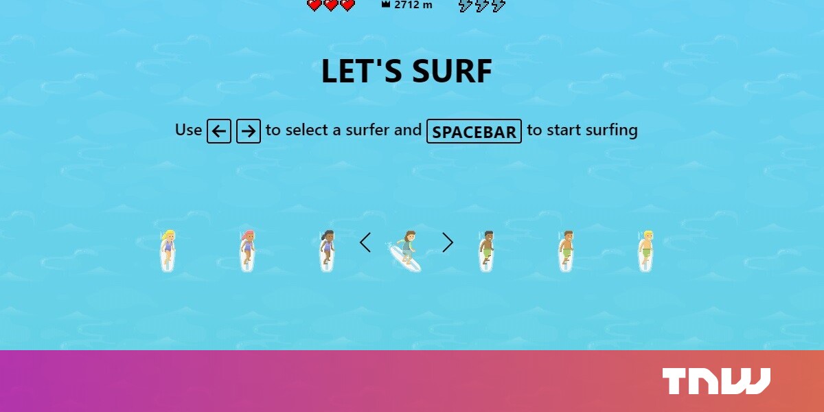 Microsoft Edgeで秘密のサーフゲームを見つける方法 Microsoft Edgeで秘密のサーフゲームを見つける方法