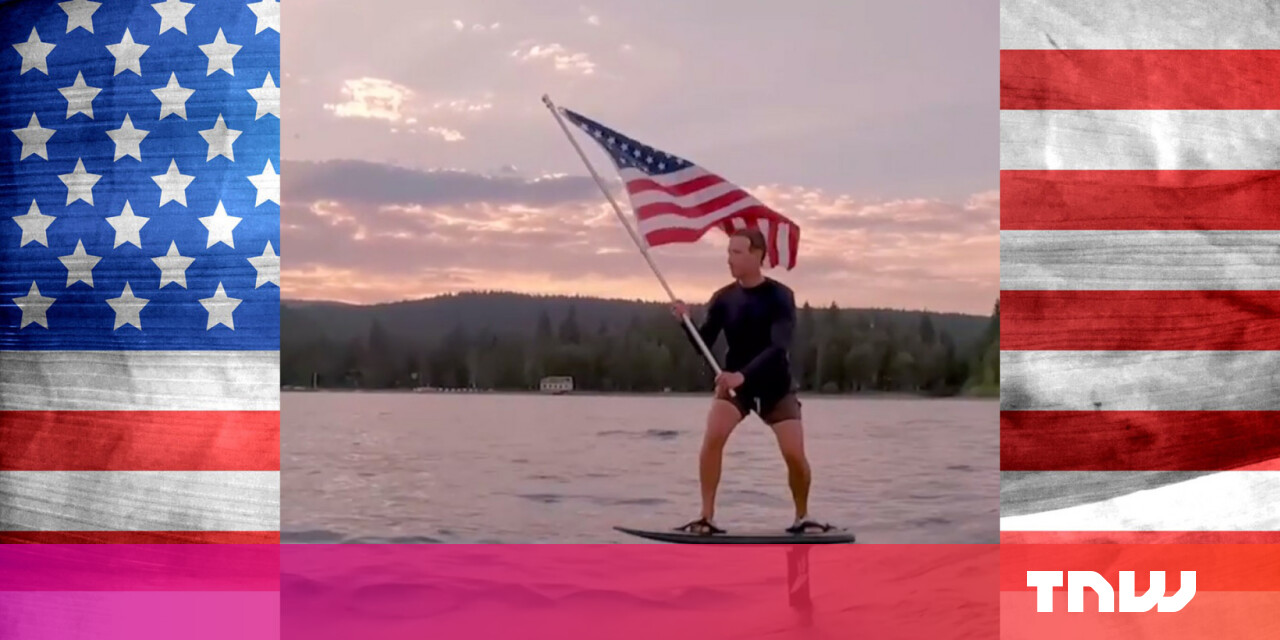 Mark Zuckerberg went full 'Murica for July 4 this year