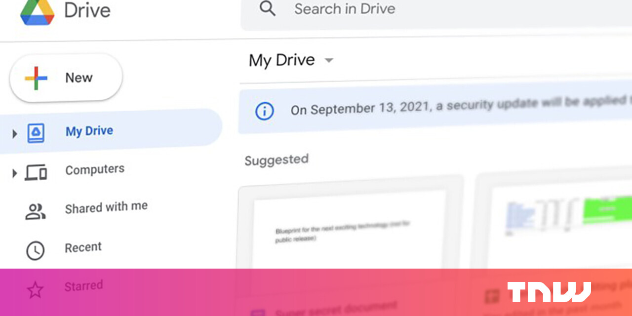 Google Drive gets a security update in September —  here's what it means for you