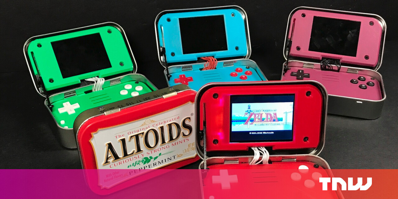 This Tiny Mint Box Is Actually A Gaming Console Packing A Raspberry Pi