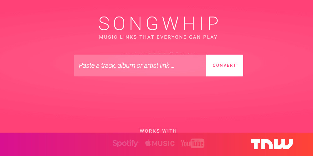 Songwhip Links To Songs From Spotify Apple Music And Youtube All