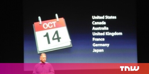 iPhone 4S available from $199, pre-orders 7 October