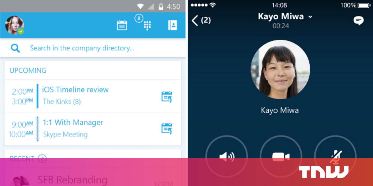 Skype for Business preview is hitting Android and iOS