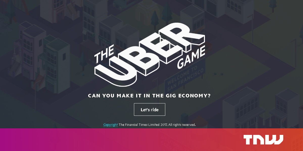 ‘The Uber Game’ offers a peek at the depressing reality of driving for Uber