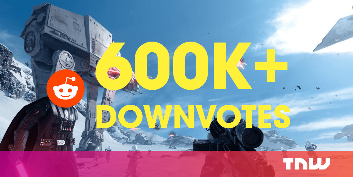 EA’s dumb Battlefront 2 reply is the most downvoted comment on Reddit