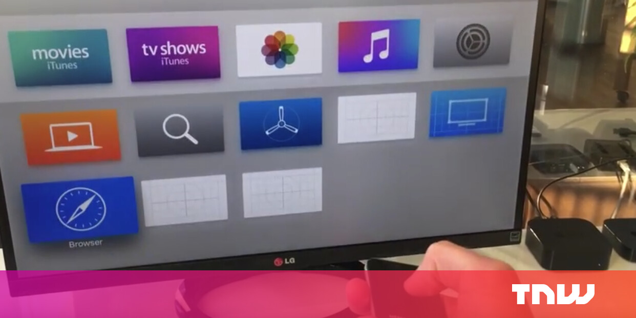 This is what it's like to browse the Web on Apple TV