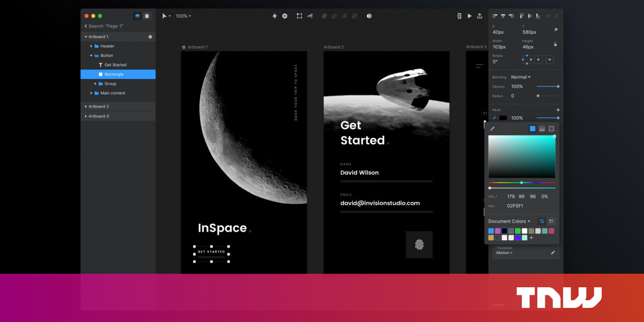 InVision takes on Sketch and Adobe XD with its new Studio design app
