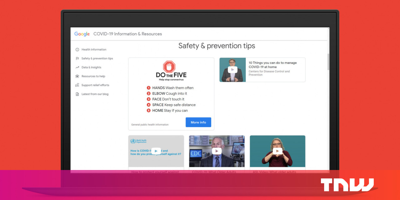 Google S Coronavirus Information Site Now Online Exbulletin
