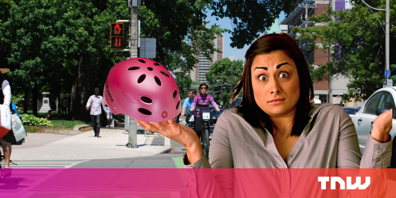 #Can riding a bike without a helmet actually be safer?