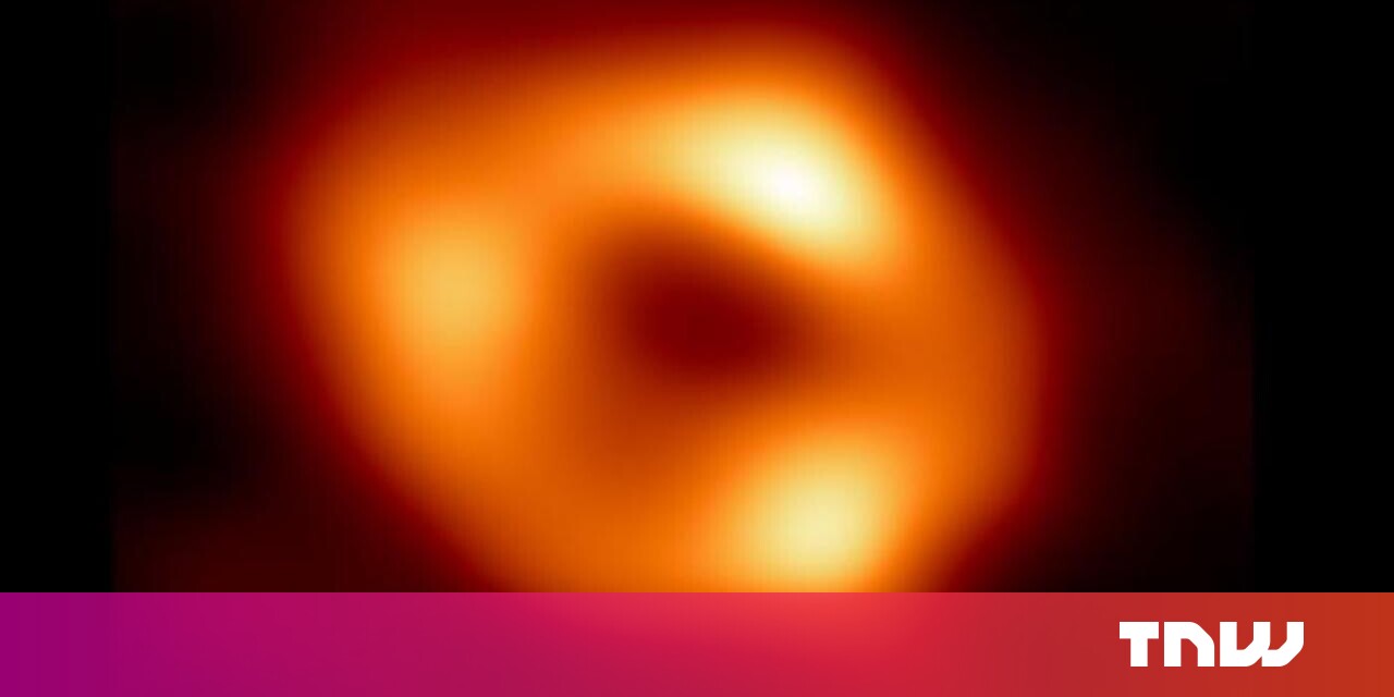 #Remember that first picture of a black hole in our galaxy? We took it