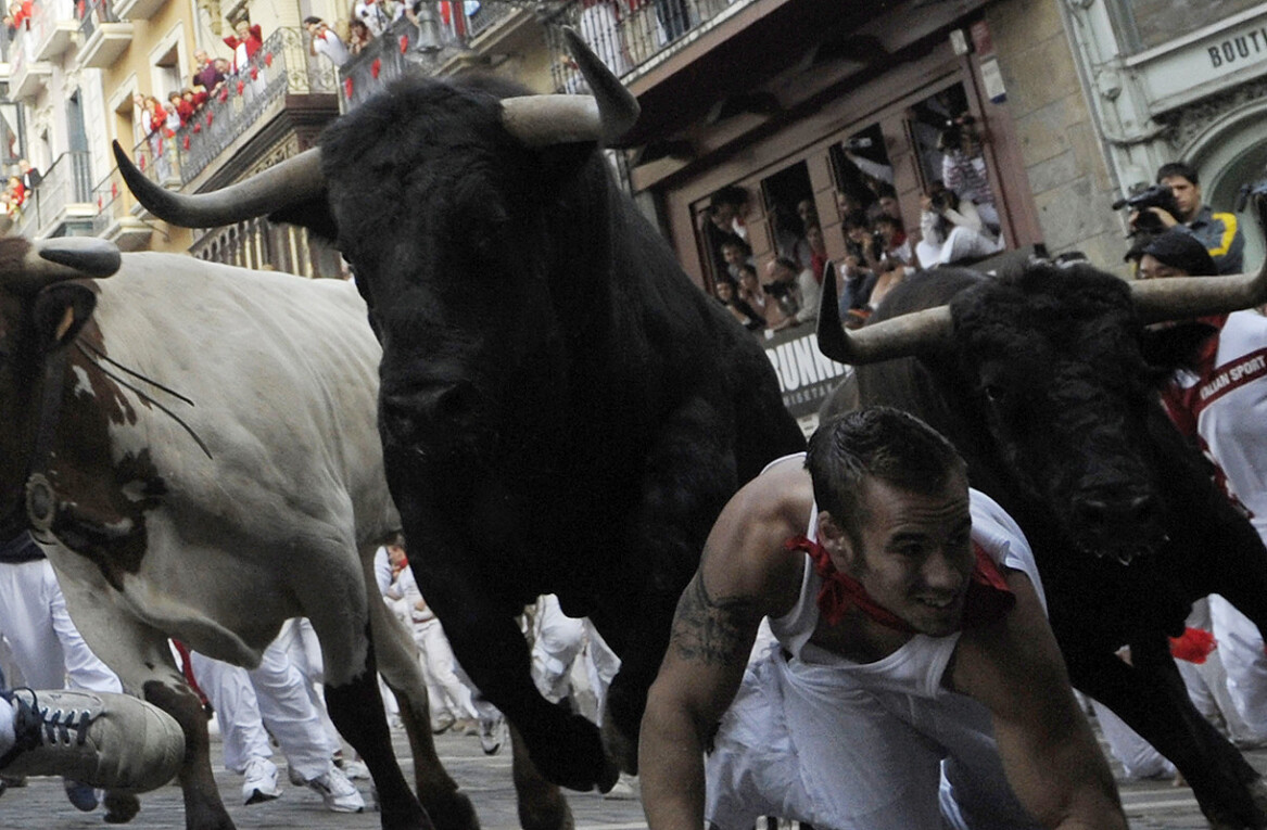 Zynga releases Running with Friends where players can flee the Pamplona Bulls of Spain