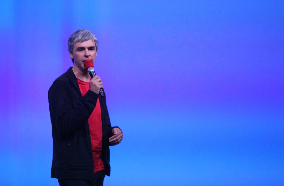Google CEO Larry Page speaks at I/O about competition and negativity in innovation