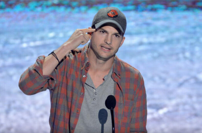 Ashton Kutcher isn’t just Steve Jobs by day… But also Steve Jobs by night. (Video)