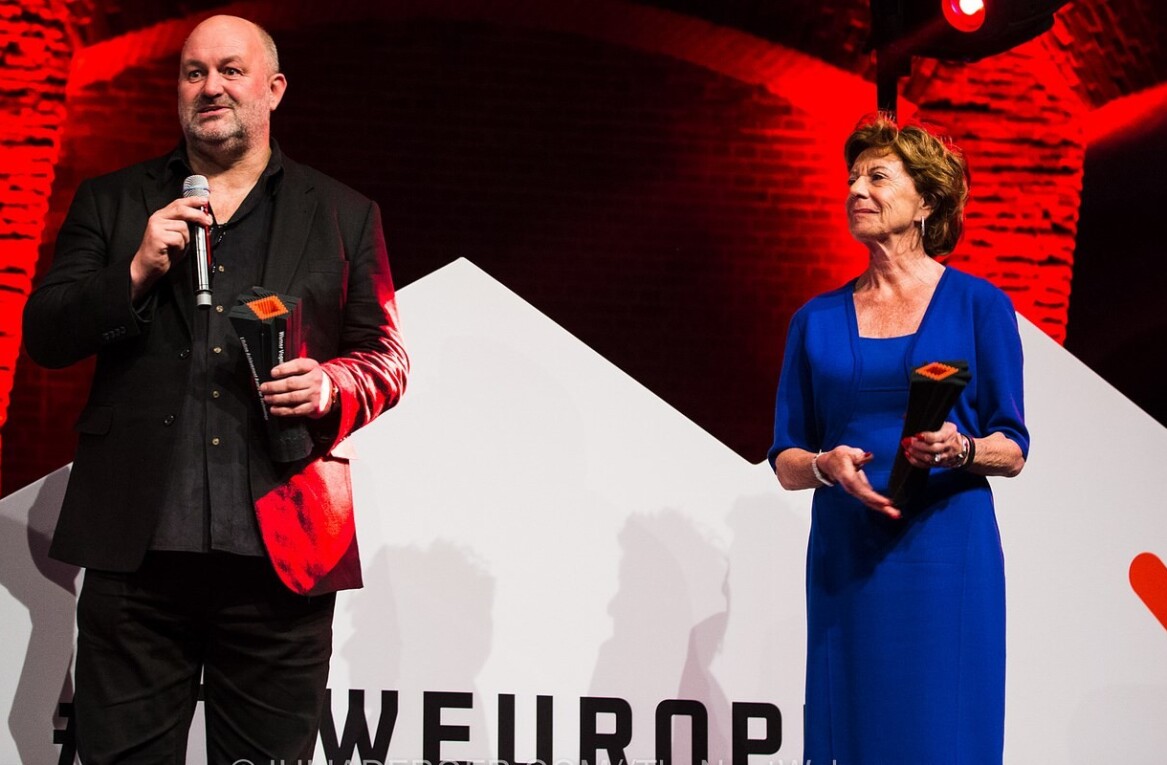 Neelie Kroes and Werner Vogels honored with lifetime achievement awards at TNW Europe Conference