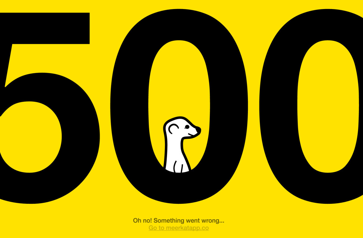 Madonna’s Meerkat video premiere utterly failed, displayed a 500 error page instead