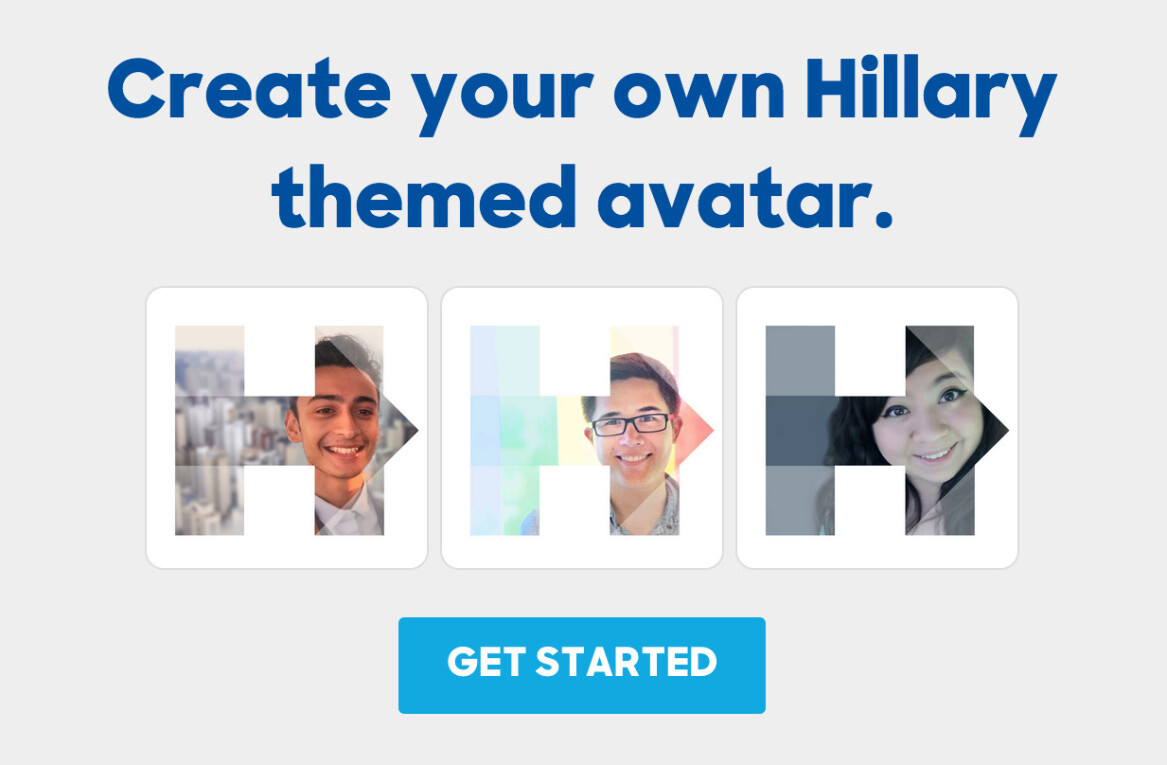 Someone made a Hillary Clinton avatar generator and it’s already been abused to bits