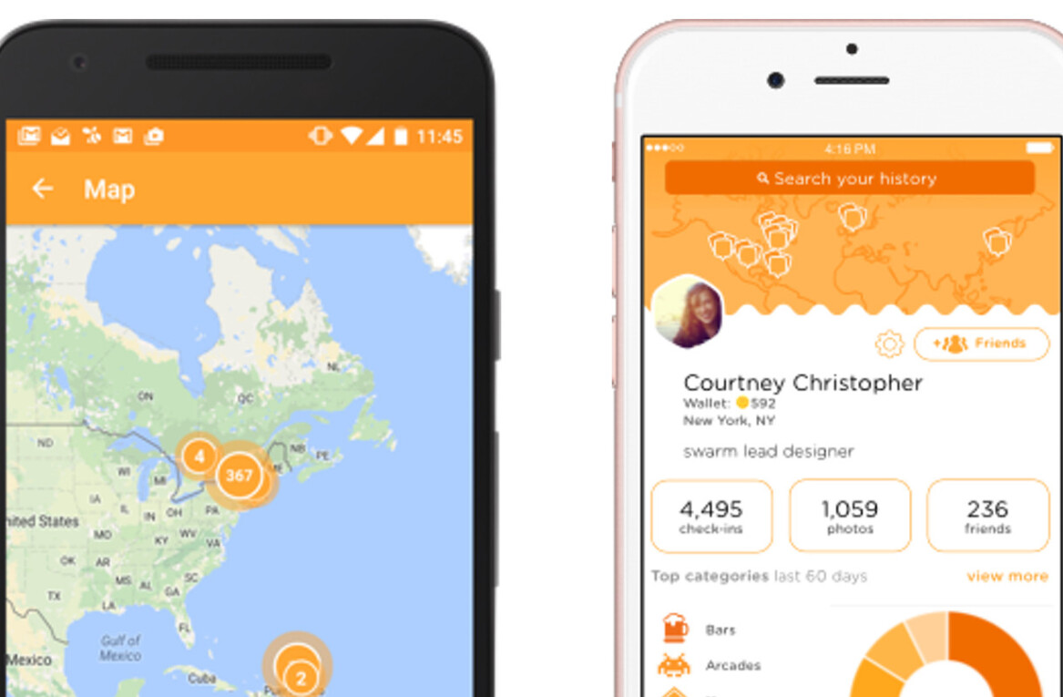 Foursquare’s Swarm is now a handy life-logging app