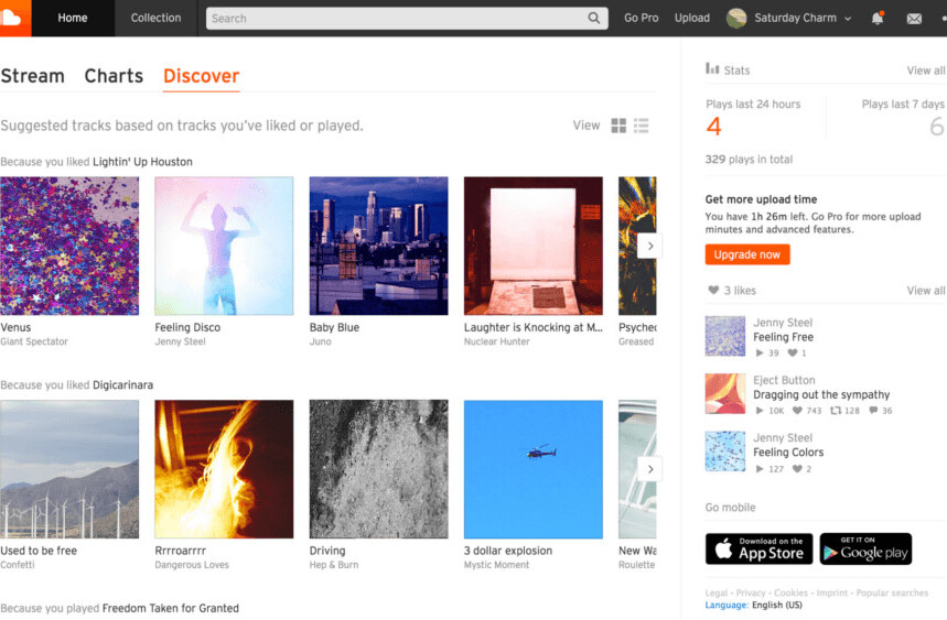 SoundCloud (finally) brings algorithmic song recommendations with ‘Suggested Tracks’