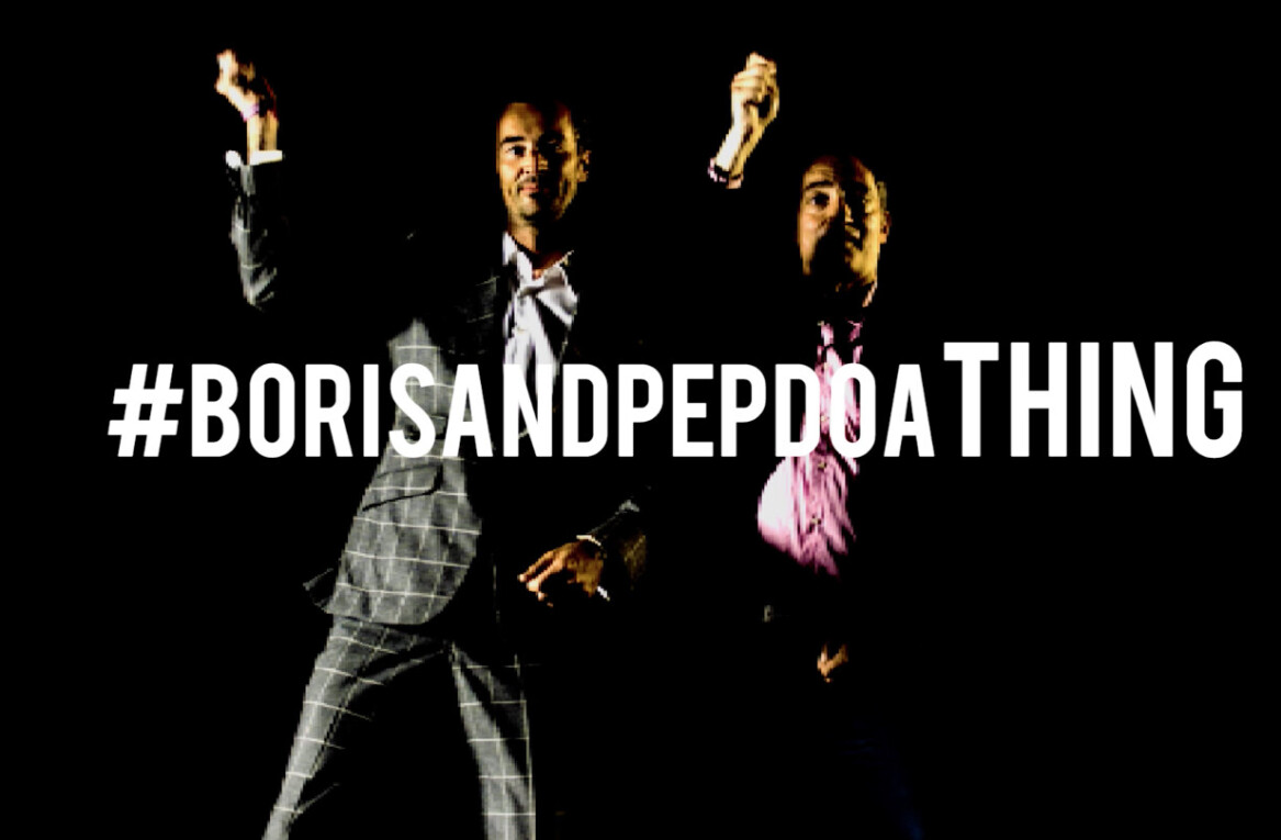 Watch the pilot for our new video series #BorisAndPepDoAThing