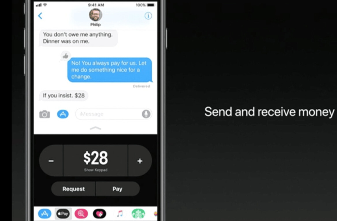 iMessage will let you collect debt from friends