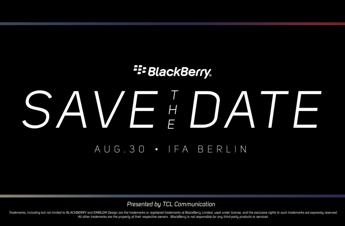 TCL invitation hints at possible BlackBerry Key2 LE launch