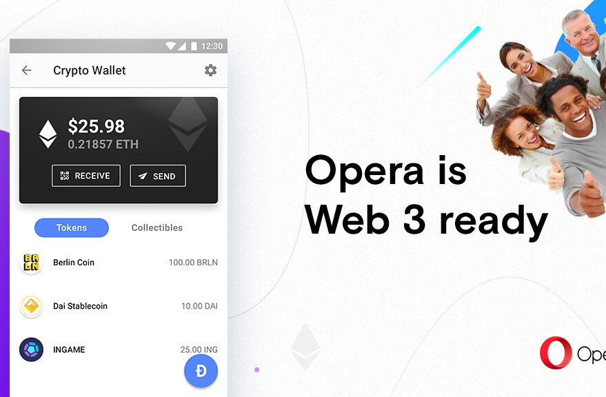 Opera launches its cryptocurrency-oriented browser for the decentralized web