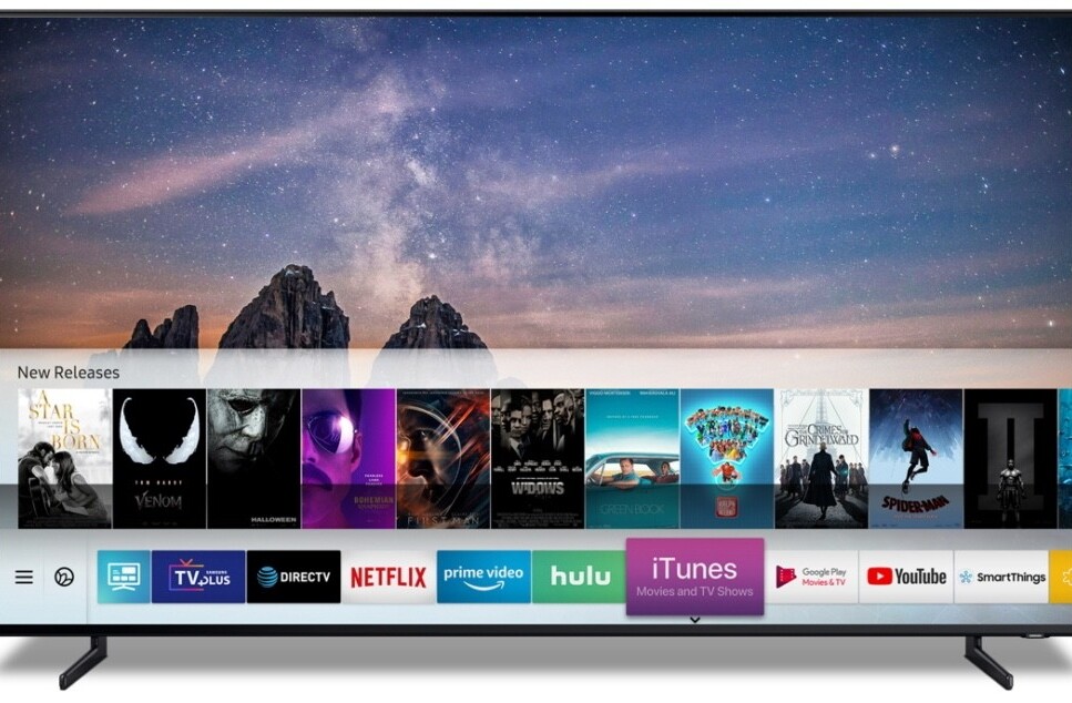 Samsung is bringing an iTunes app to its smart TVs soon