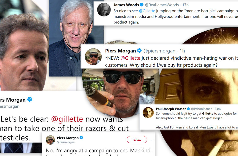 Gillette triggers Twitter’s right-wing elite with ‘toxic masculinity’ ad