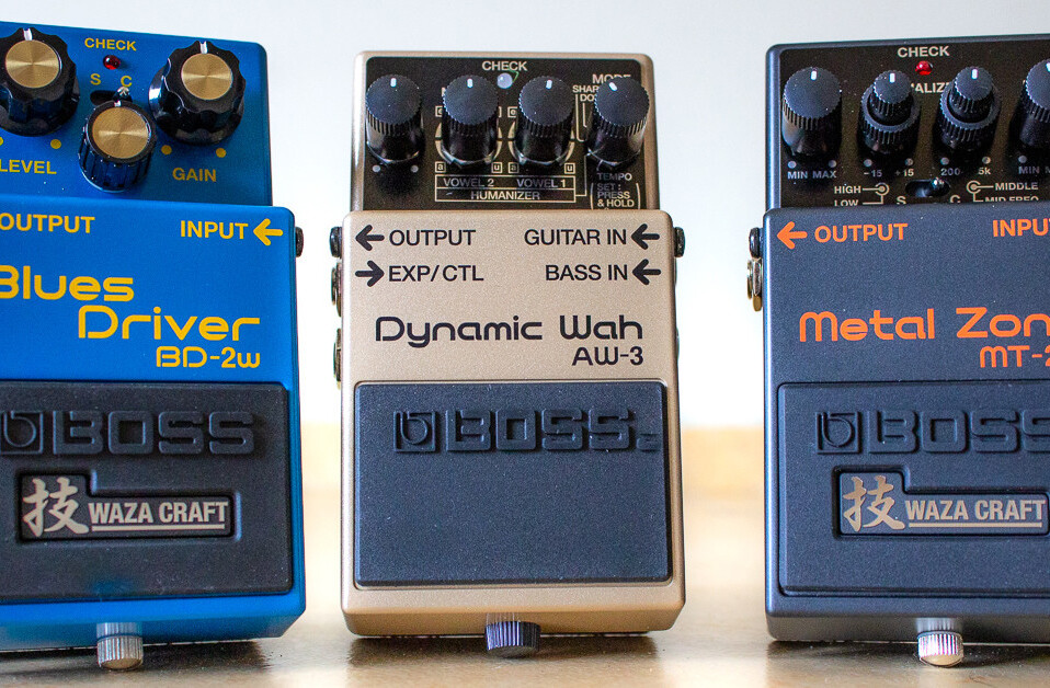 These BOSS pedals make you sound like a guitar god