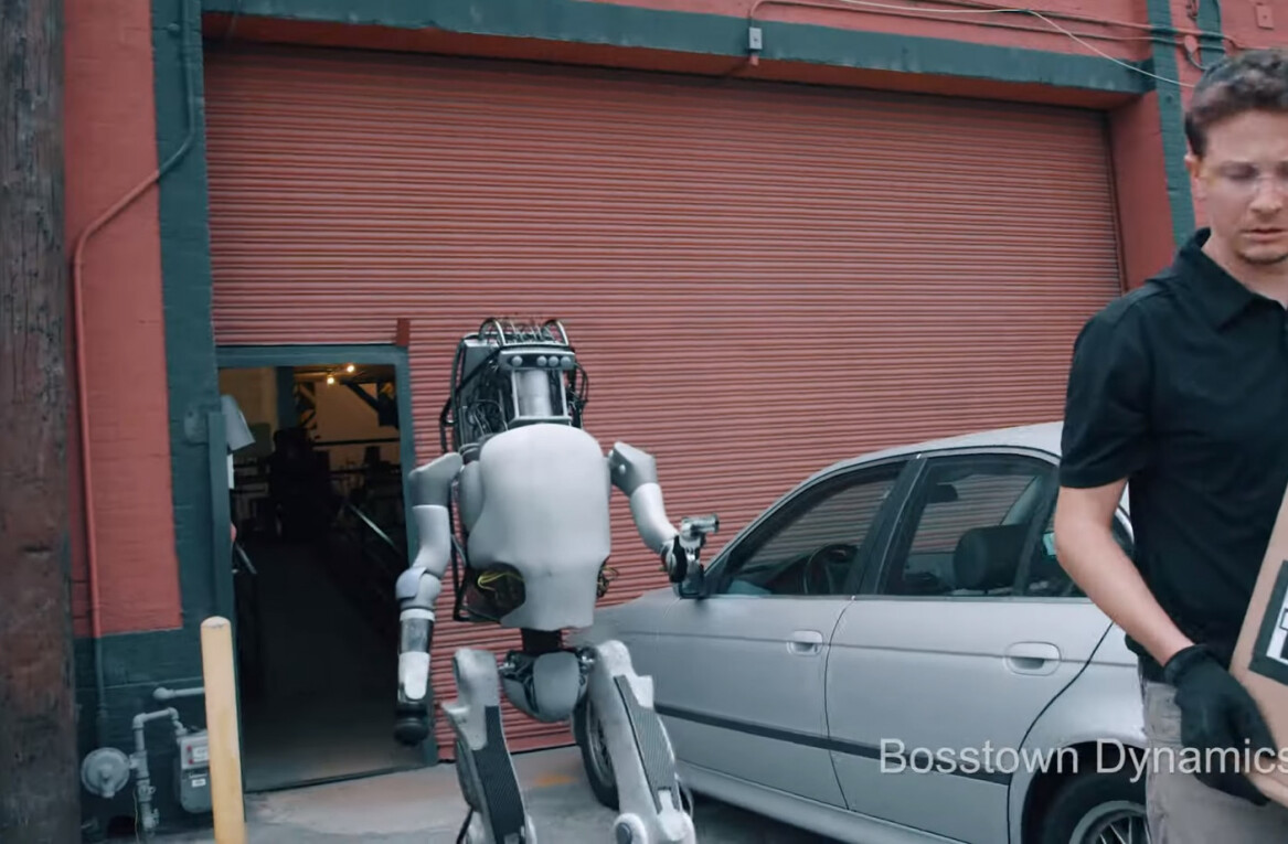 Hilarious robot revenge video parodies Boston Dynamics