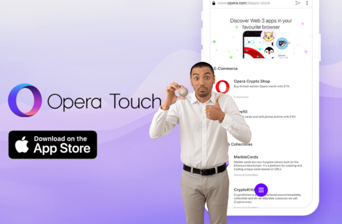 Opera officially launches its blockchain-ready browser for the iPhone