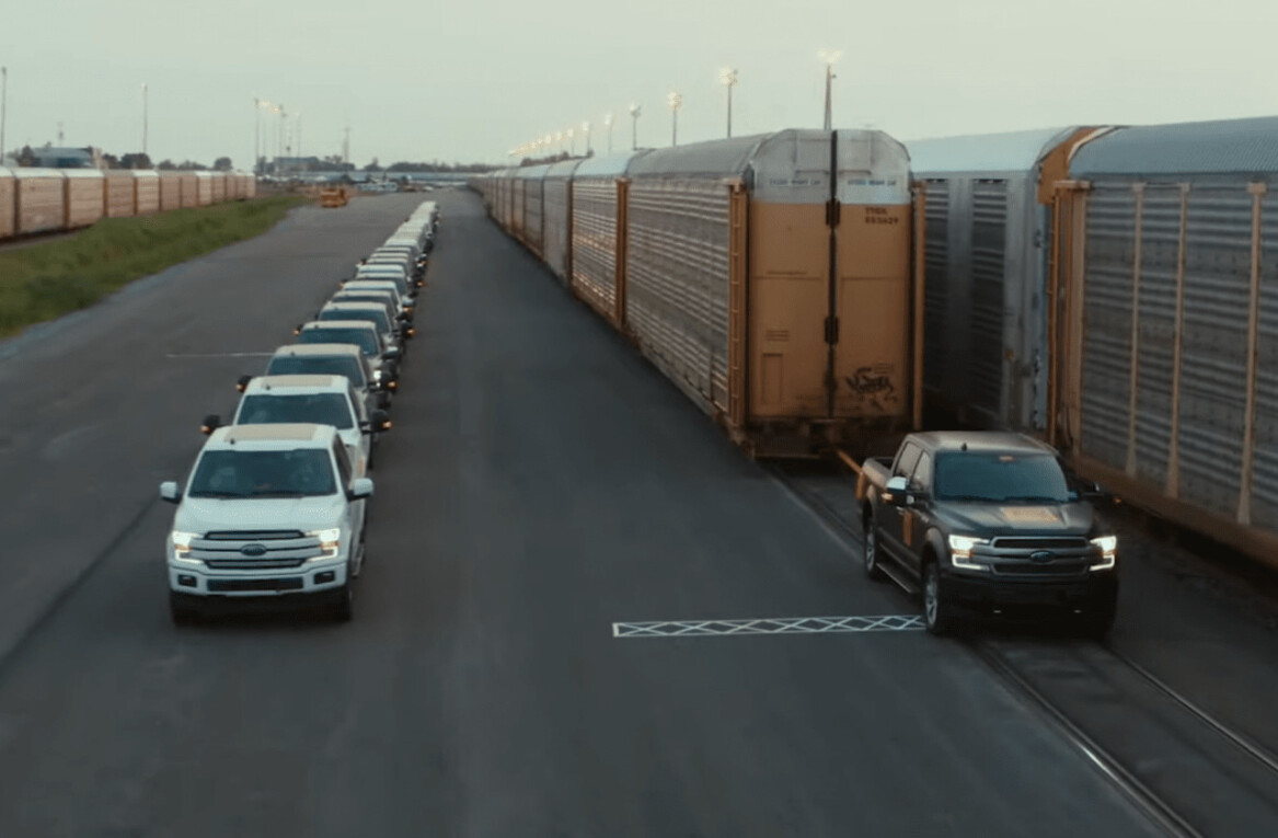 Watch Ford’s electric F-150 tow a million+ pounds like nobody’s business