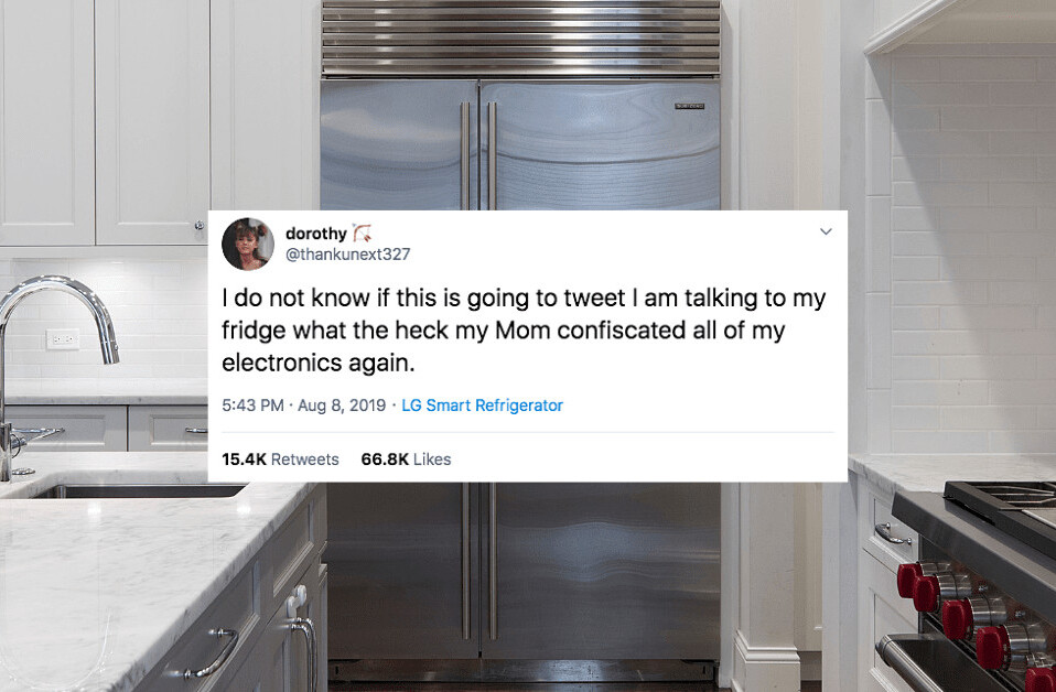 Teen finds way around parents’ tech confiscation: Tweeting from the smart fridge (Update: bogus)