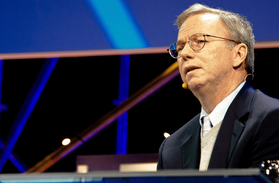 Eric Schmidt says big tech needs government help to keep up with China