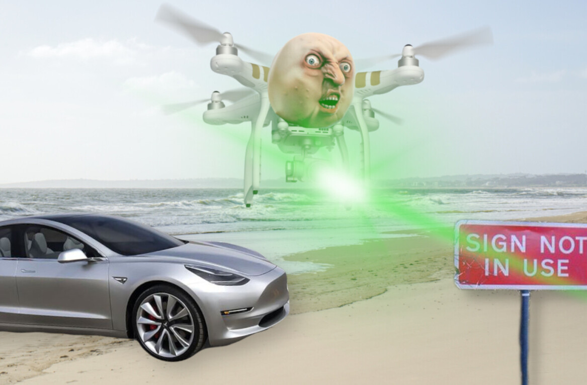 Tesla’s Autopilot dangerously fooled by drone-mounted projectors