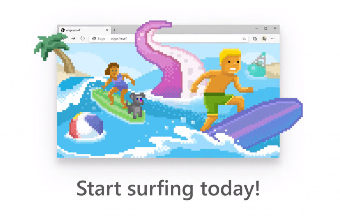 Microsoft brings Edge’s hidden Surf Game to everyone