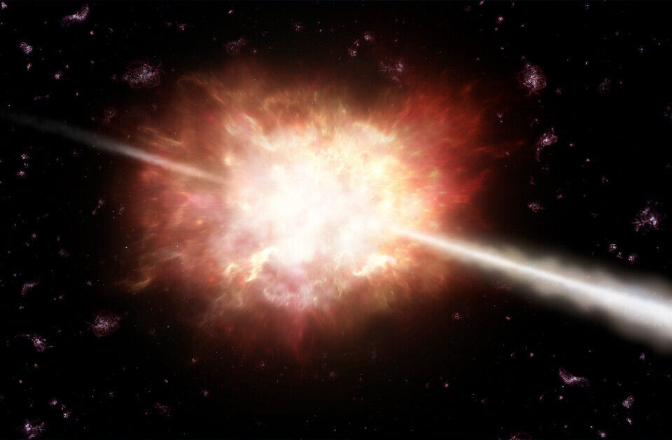 Burst of gamma rays from 10 billion light years away offers glimpse into the early universe