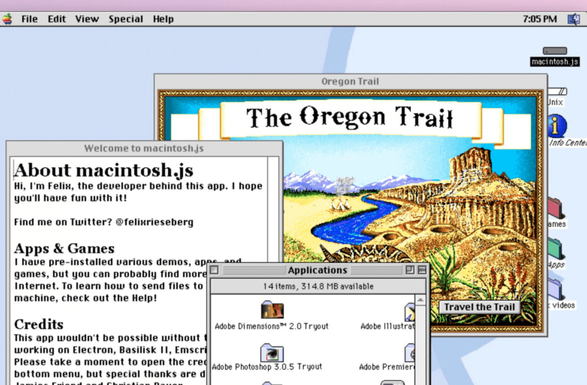 This app lets you experience Mac OS like it was the 90s all over again