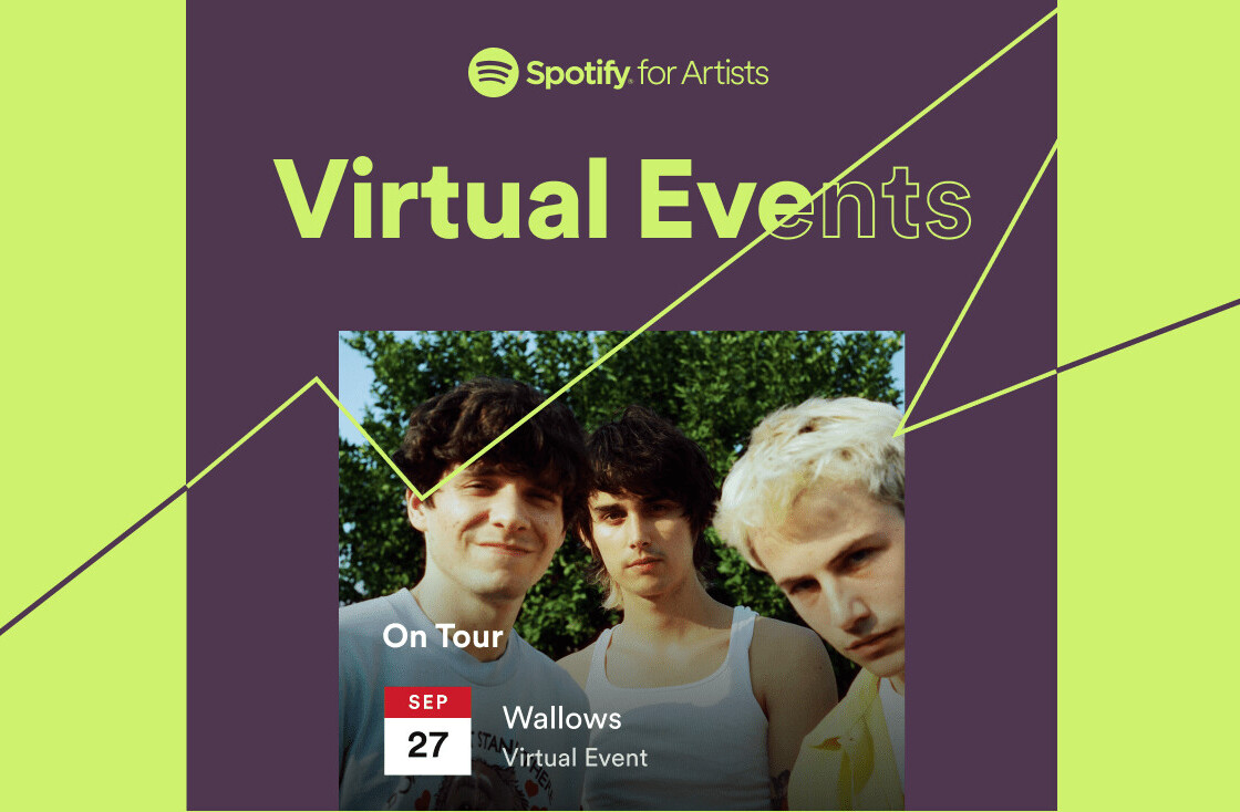 Spotify now lets artists list virtual tour dates on their pages