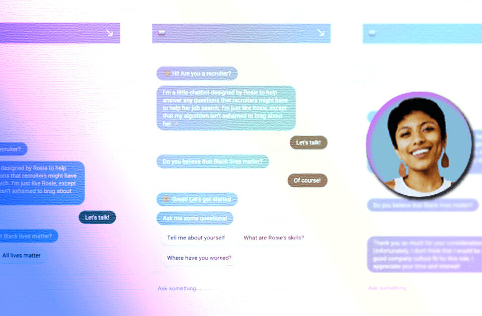 Meet the designer that made a chatbot to flag workplace racism