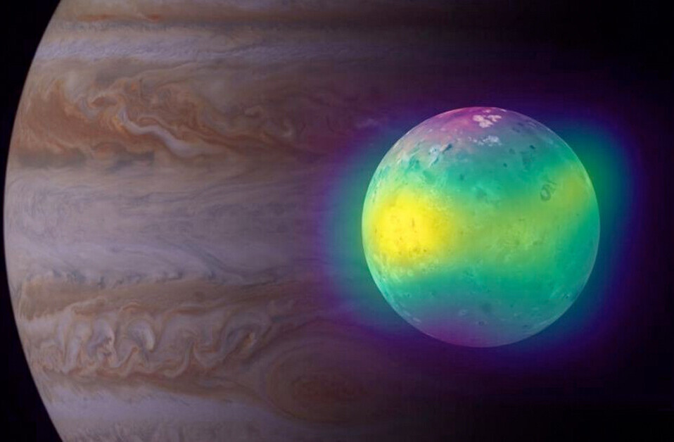 Volcanos on Jupiter’s moon are painting its surface with beautiful colors