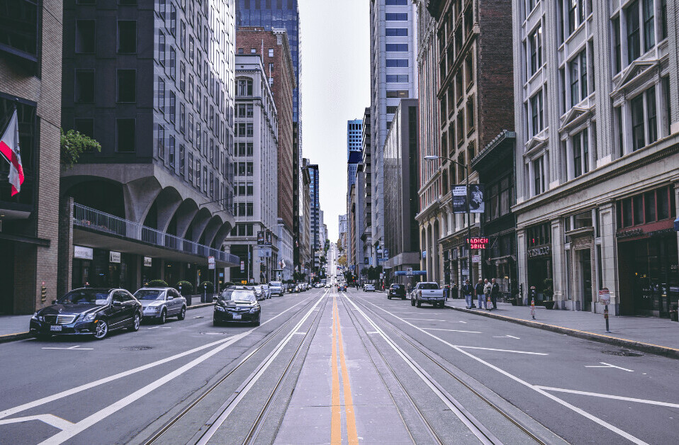 Why cities must narrow car lanes to make room for pedestrians