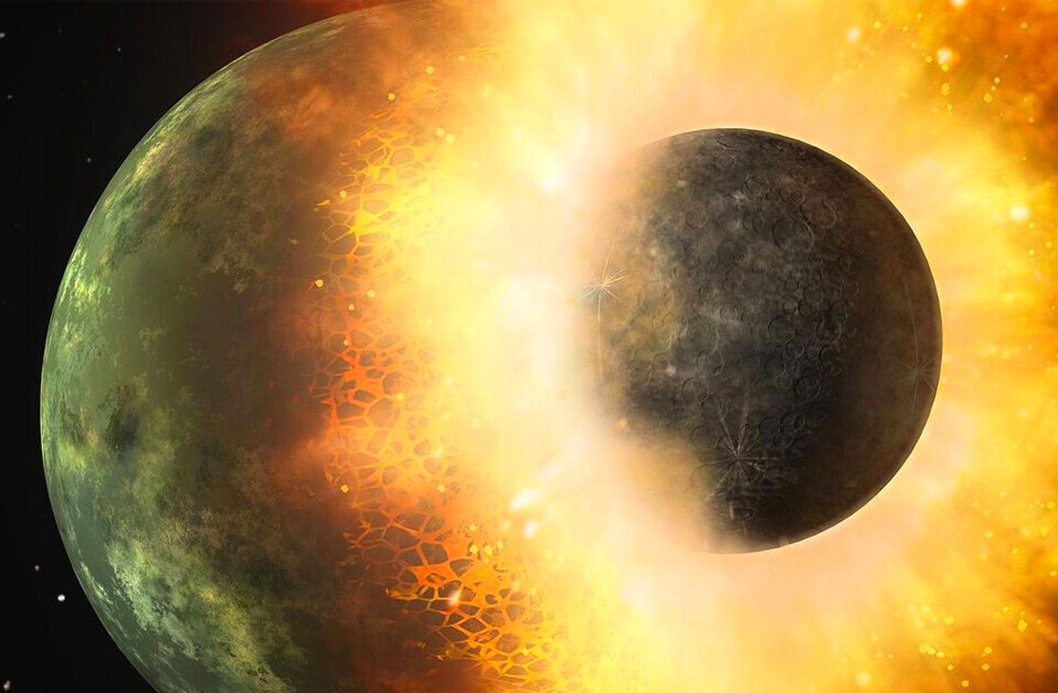 Supercomputer simulation re-enacts the birth of the Moon