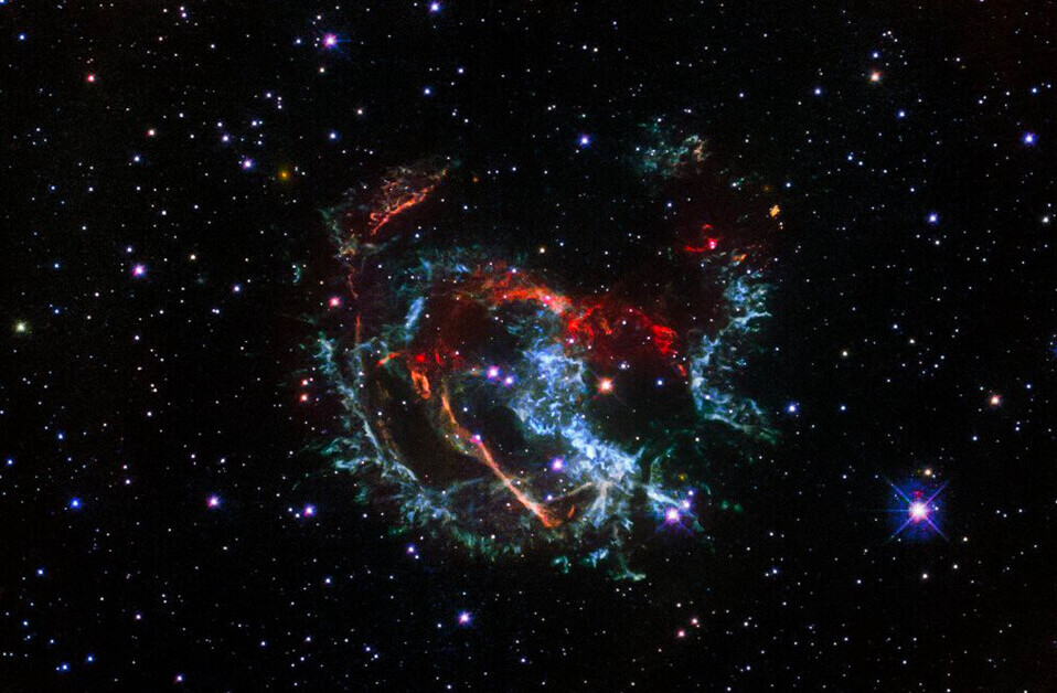 Hubble spots remains of a supernova humans saw explode 1700 years ago